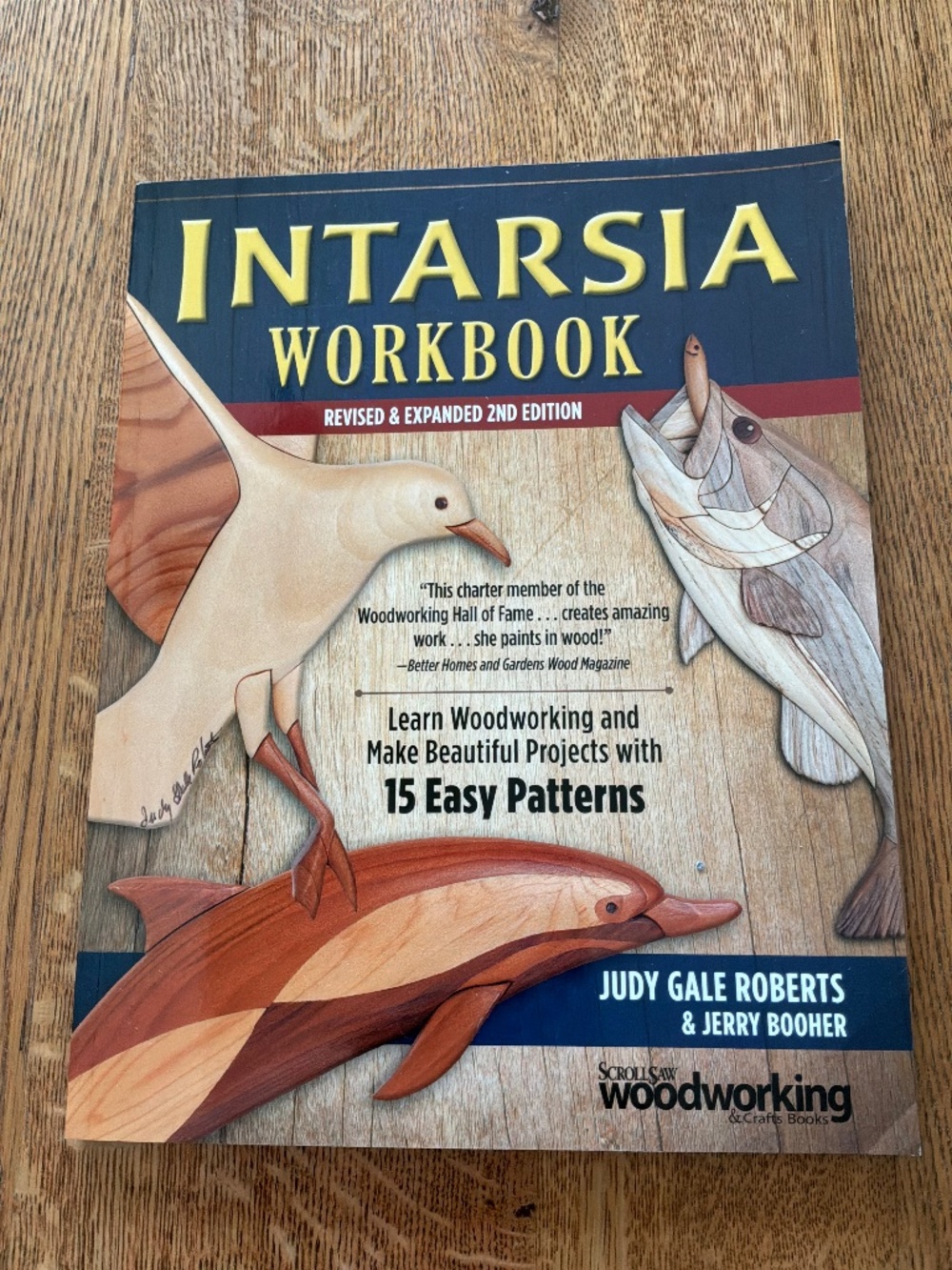 Intarsia Workbook 2nd Edition Judy Gale Roberts Like New – minor corner curl